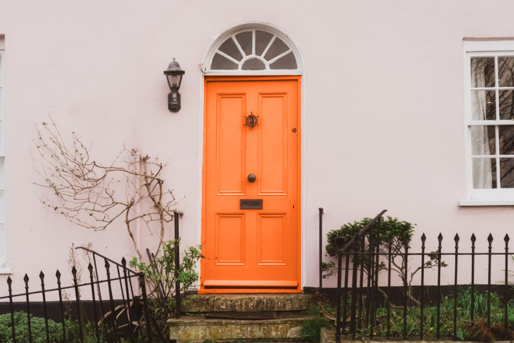 orange door