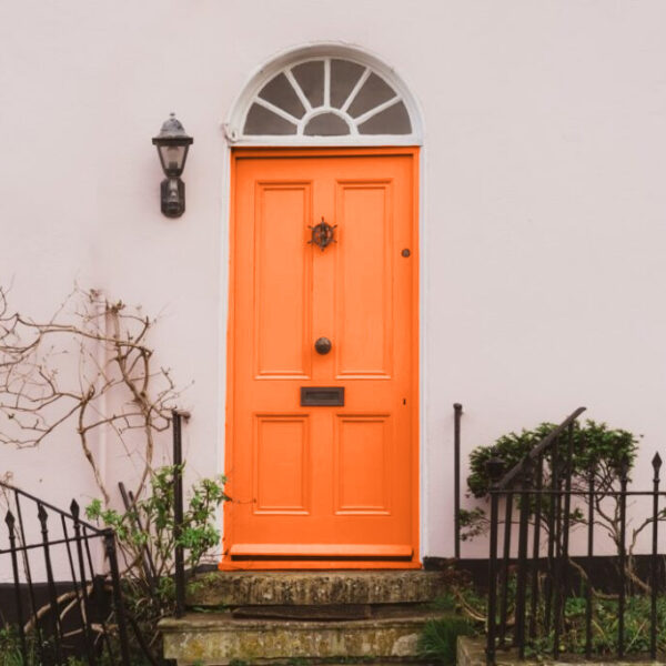 orange door
